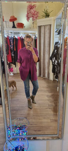 The Betty Cardigan Plum