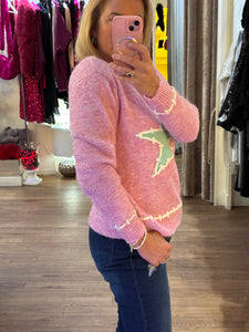 Star Knit Pink