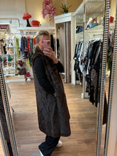 Load image into Gallery viewer, Malissa J Long Faux Fur Gilet Brown 20113